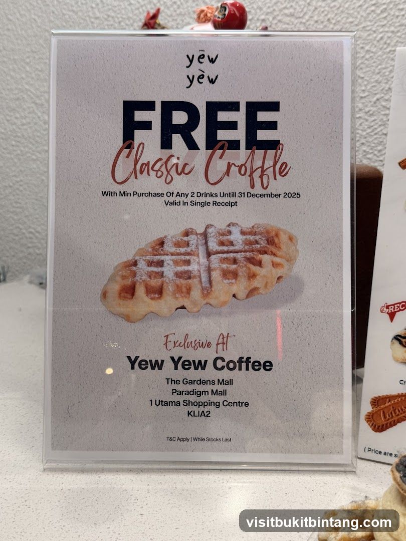 Free Classic Croffle Promotion