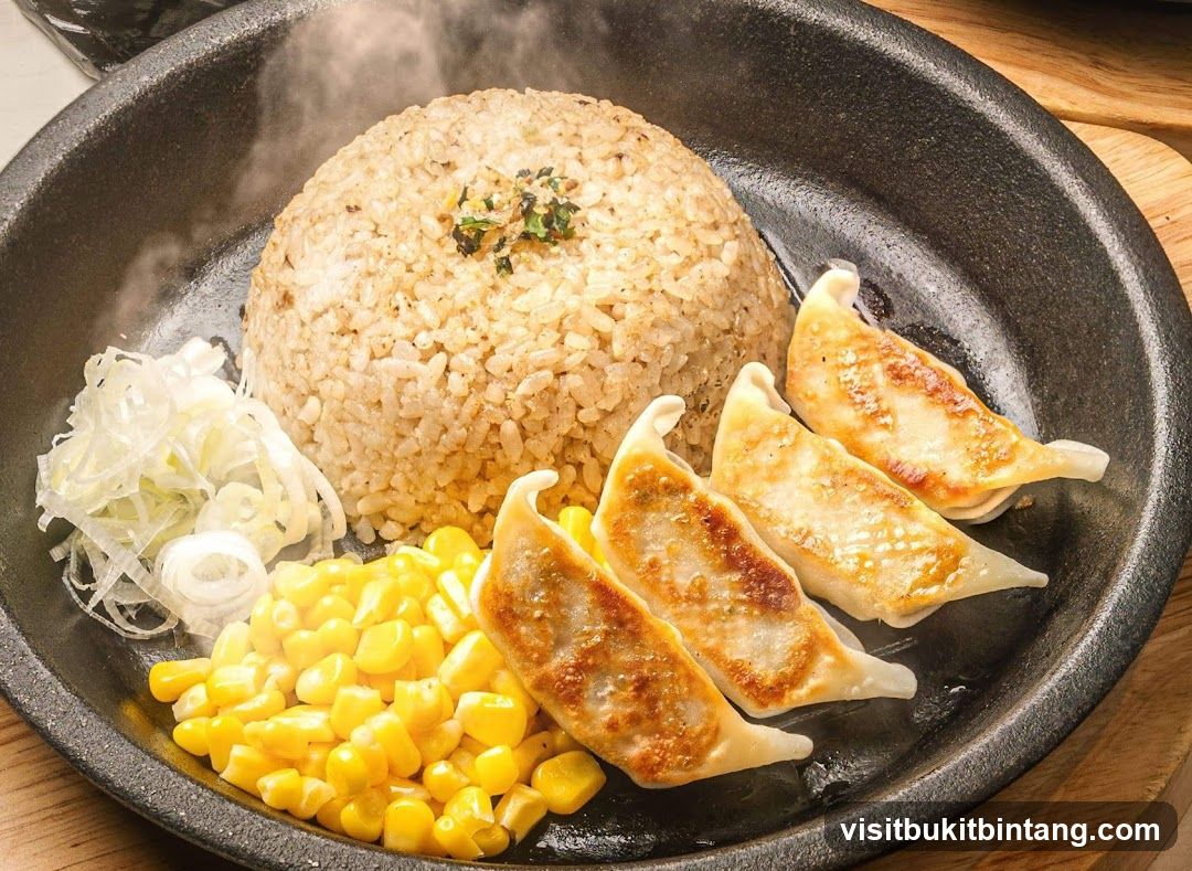 Steaming Sizzling Plate