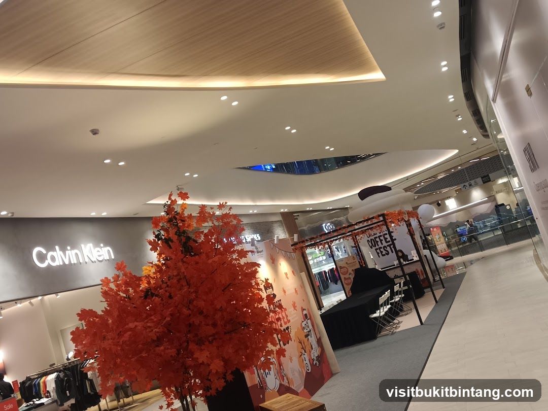 Calvin Klein Store and Coffee Fest Booth