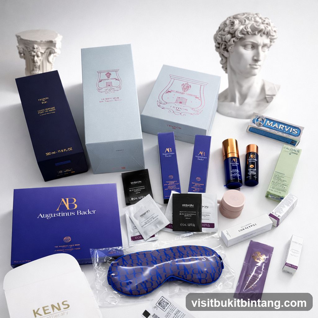 Assortment of Luxury Skincare and Personal Care Products