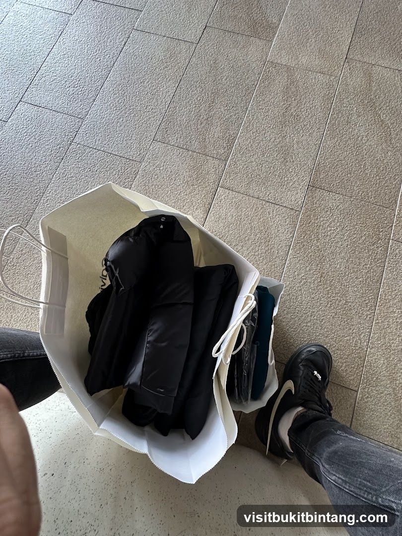 Shopping Bag with Clothes