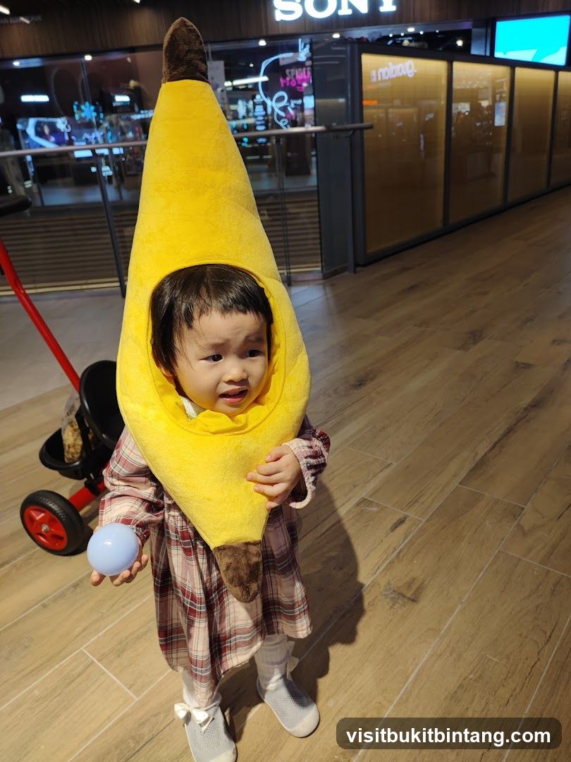 Child in Banana Costume