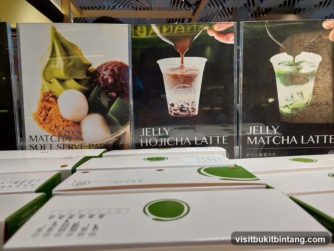 Matcha Desserts and Drinks