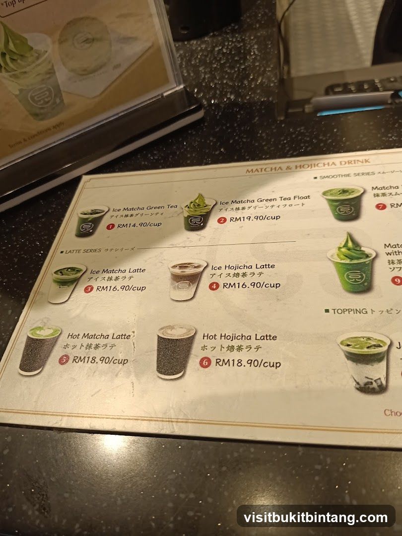 Matcha & Hojicha Drink