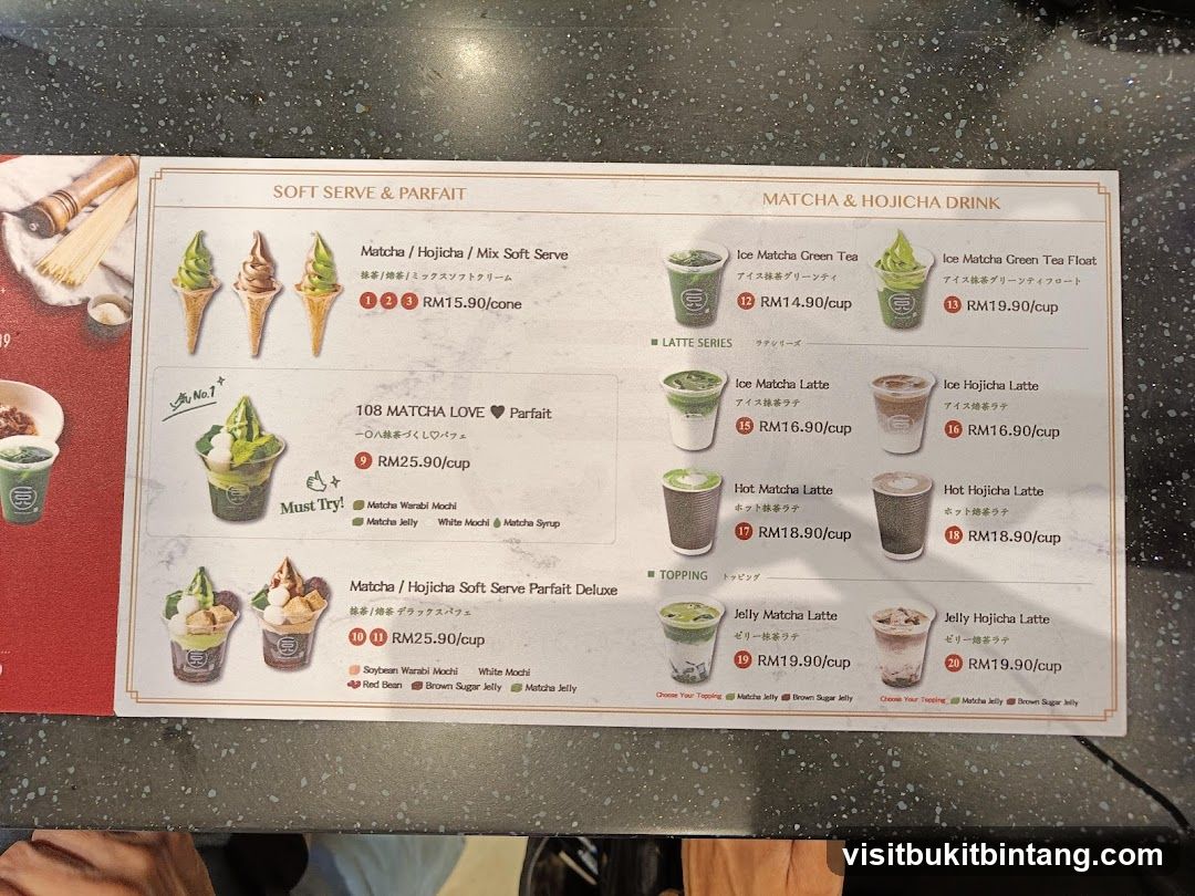 Matcha & Hojicha Drinks and Soft Serve