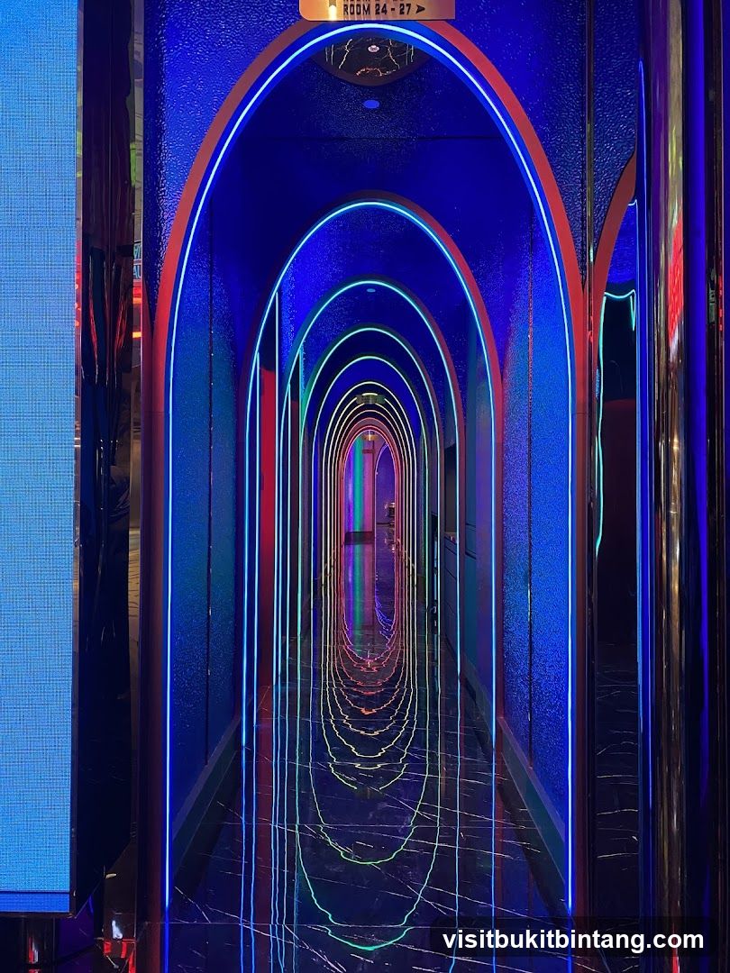 Neon Hallway