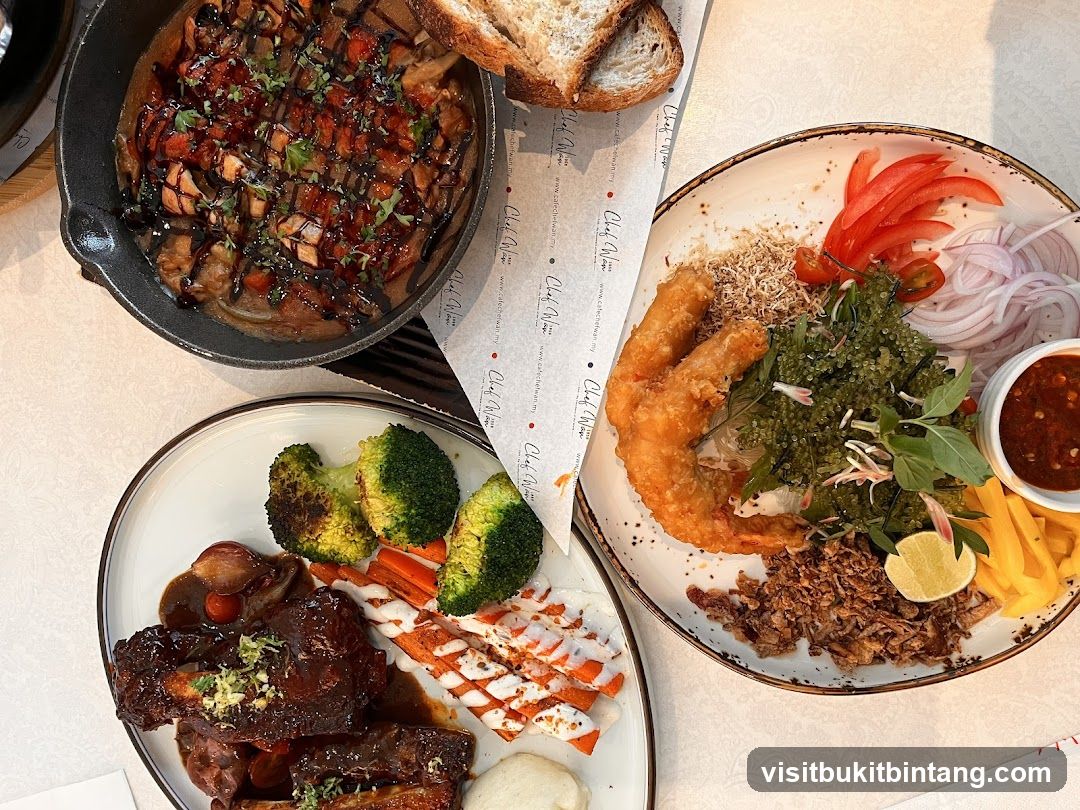 Assortment of Dishes
