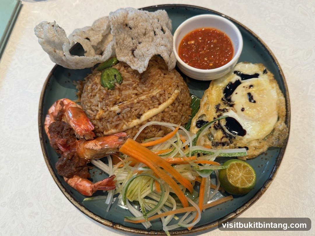 Nasi Goreng with Prawns and Fried Egg