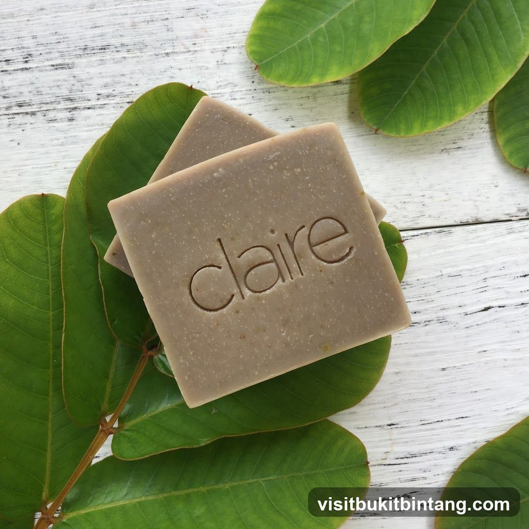 Claire Soap Bar with Leaves