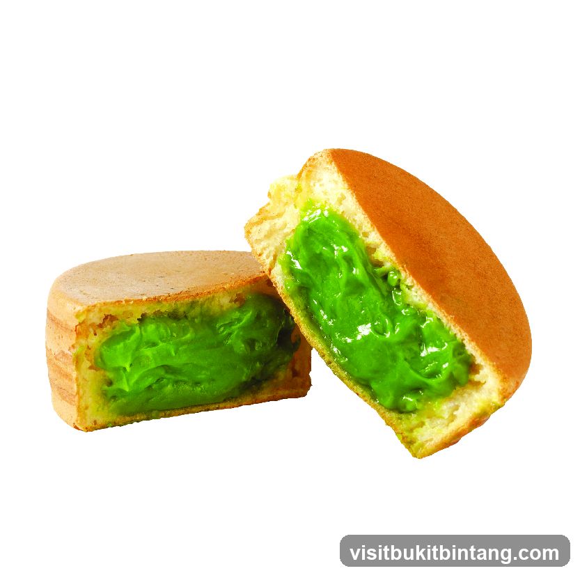 Matcha Cream Filled Cakes