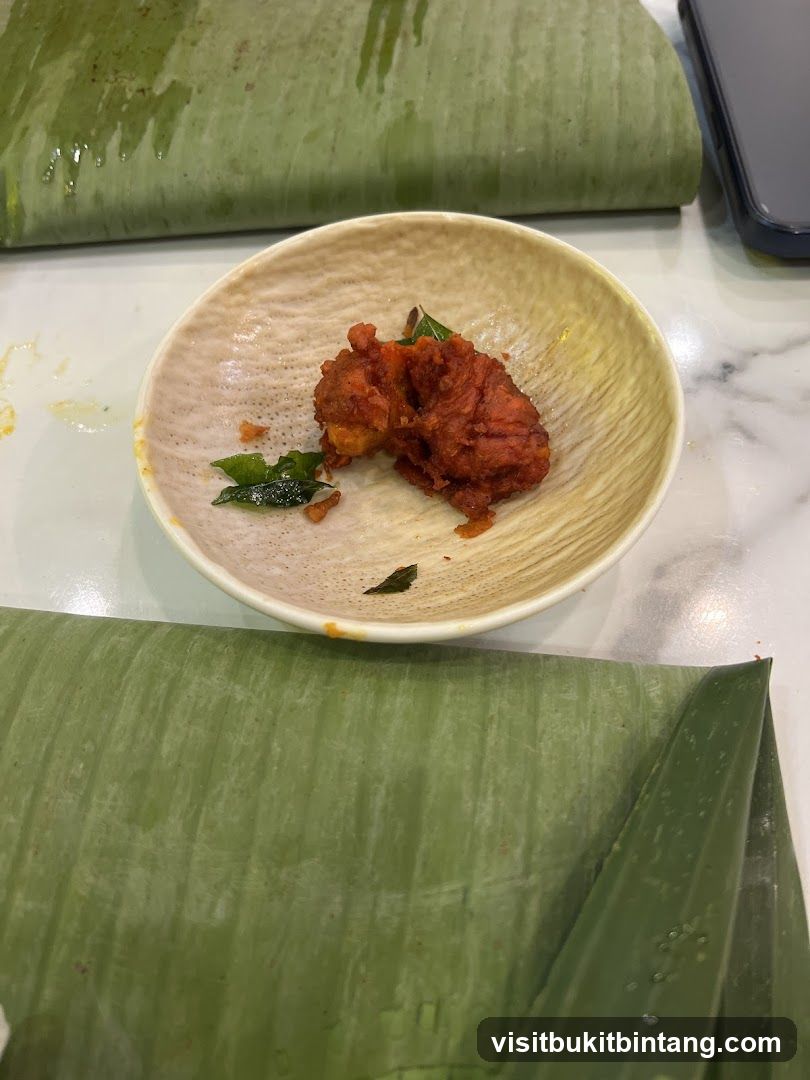 Fried Food in Bowl with Banana Leaf Wrapping