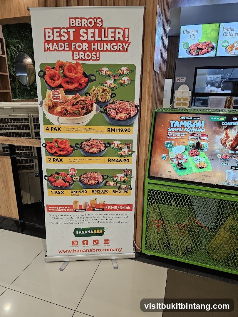 Banana Bro's Best Seller Menu