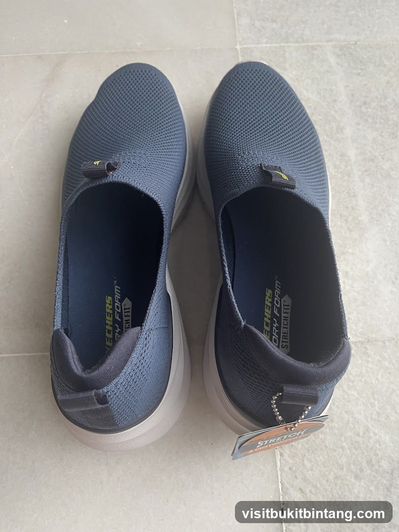 Blue Slip-On Shoes