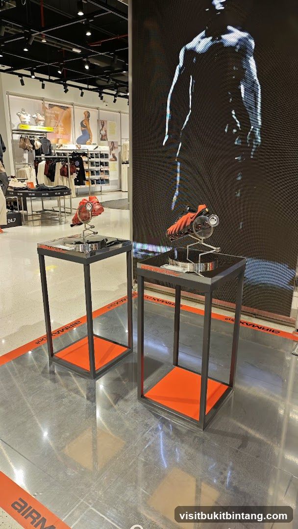 Store Display with Shoes