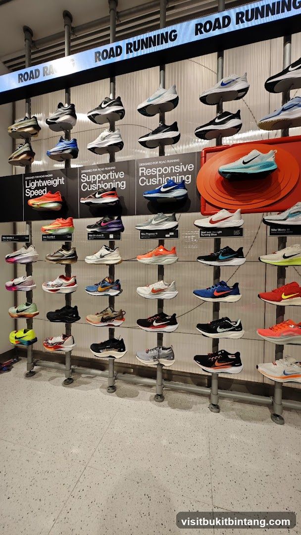 Nike Road Running Shoes Display
