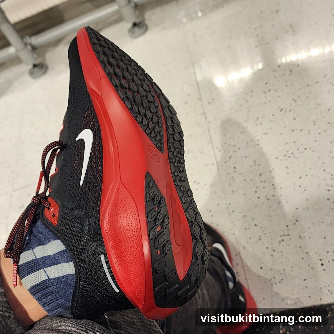 Black and Red Nike Running Shoes