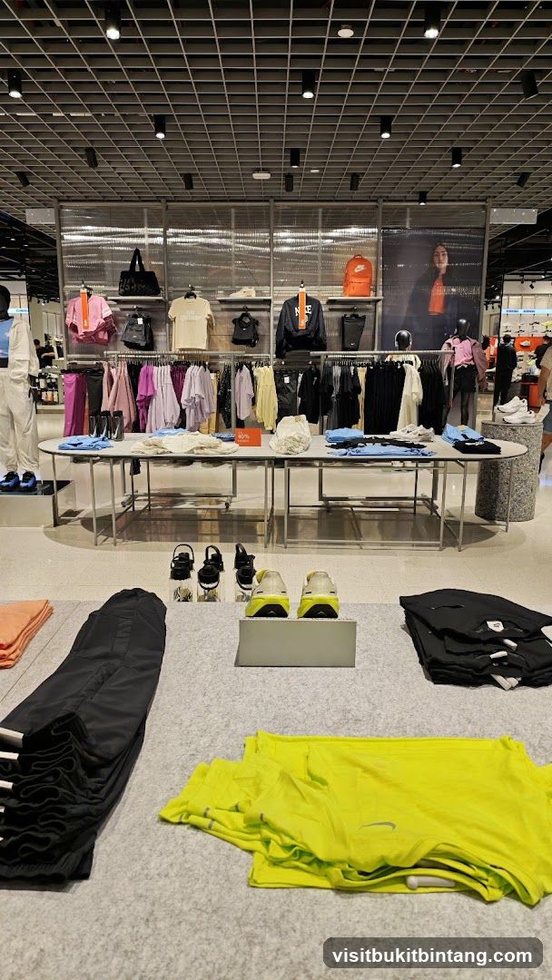 Athletic Apparel Display