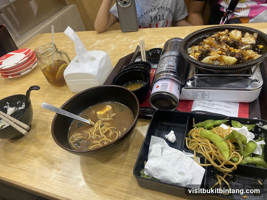 Table with Food and Drinks