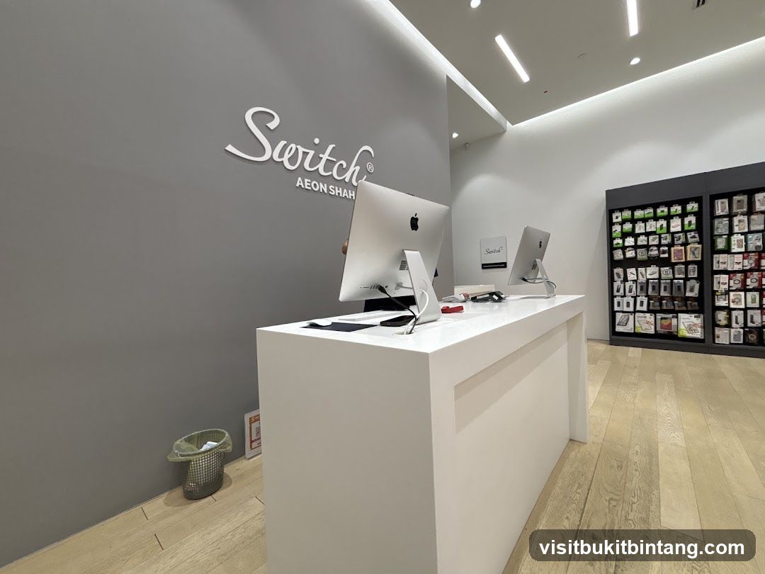 Store Interior with Apple Computers and Accessories