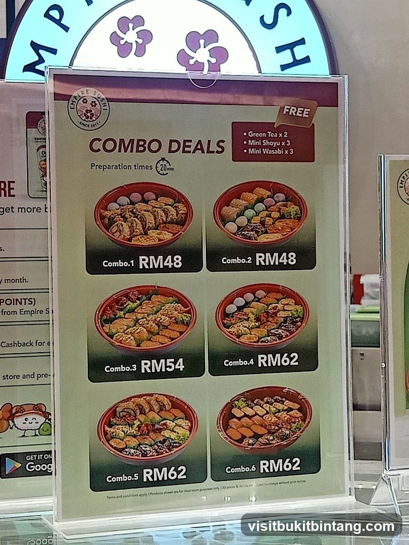 Empire Sushi Combo Deals