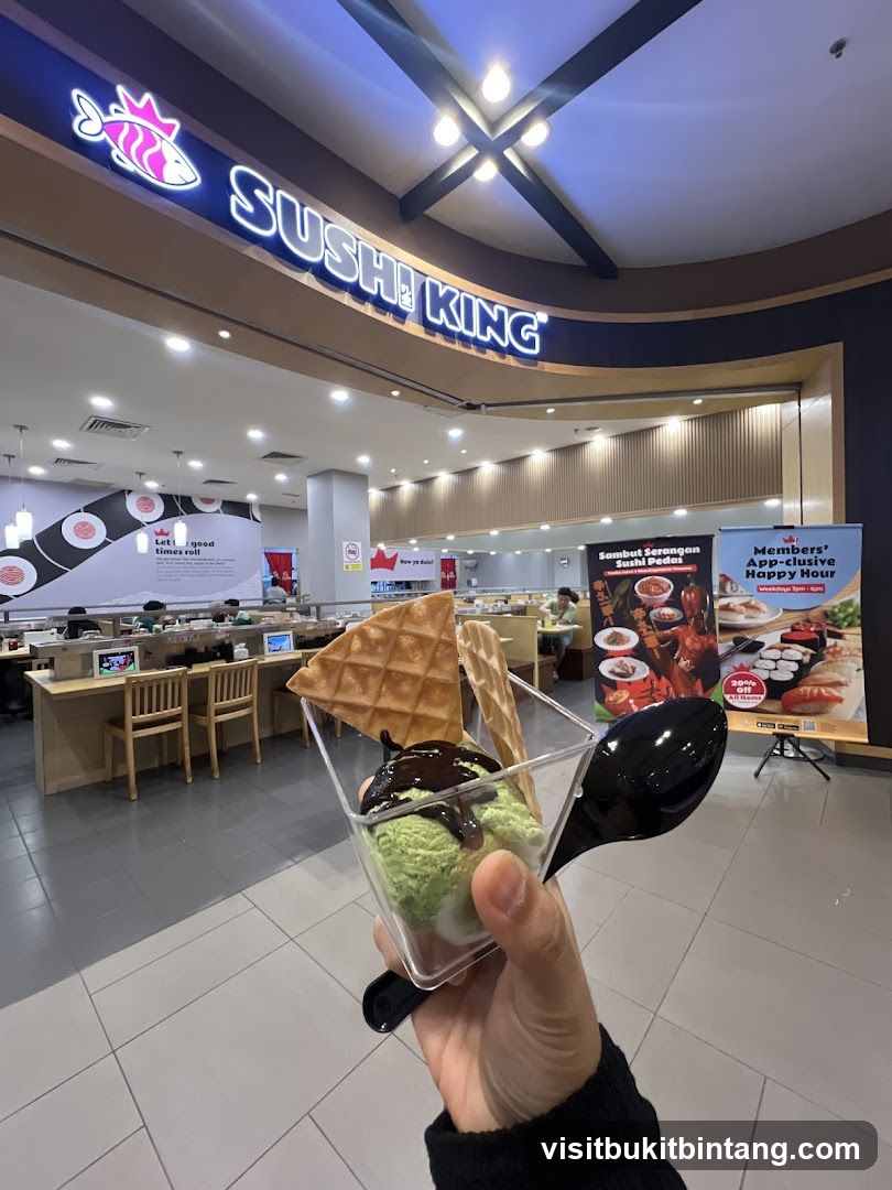 Dessert at Sushi King