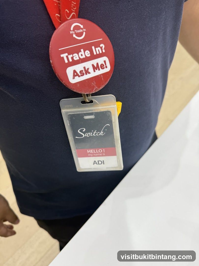 Employee Name Tag and Trade-In Badge