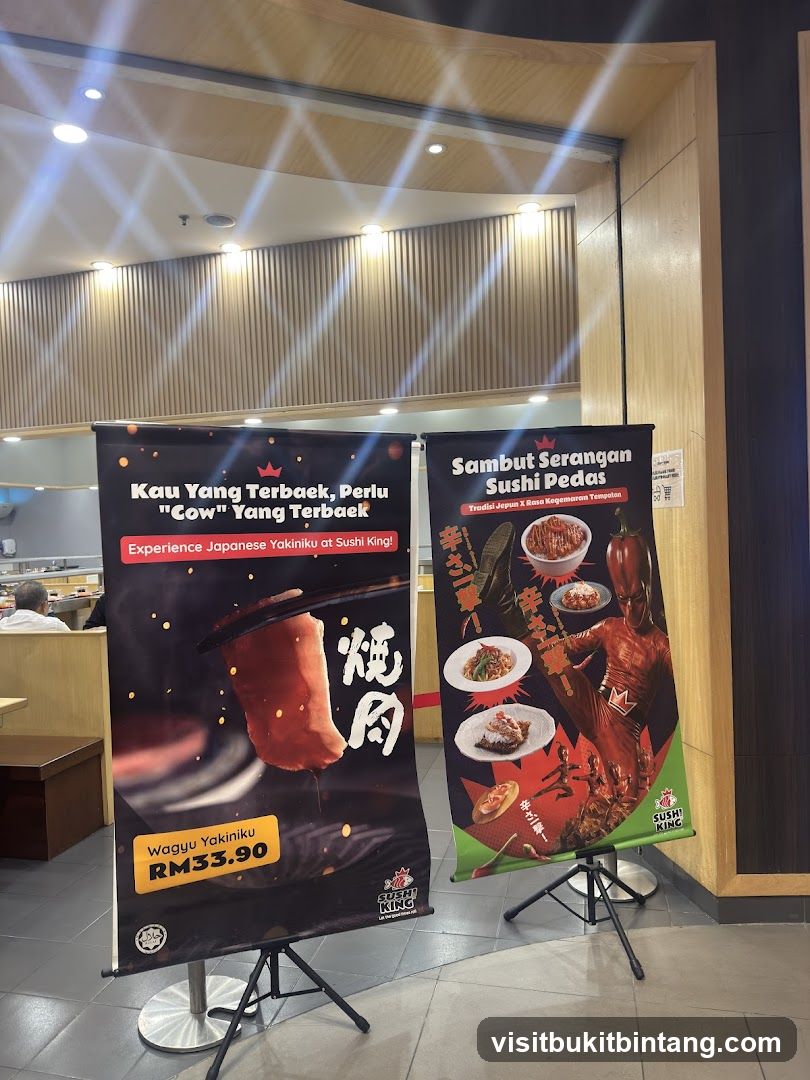 Sushi King Promotional Banners