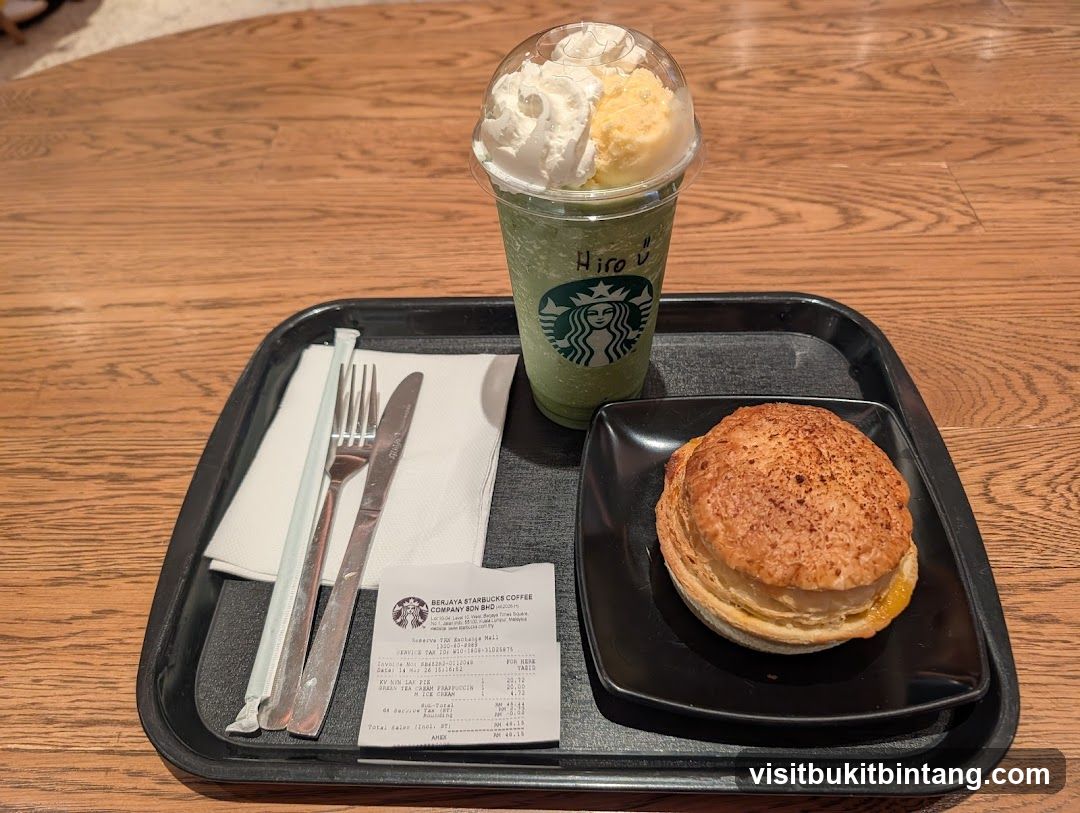 Starbucks Drink and Pastry