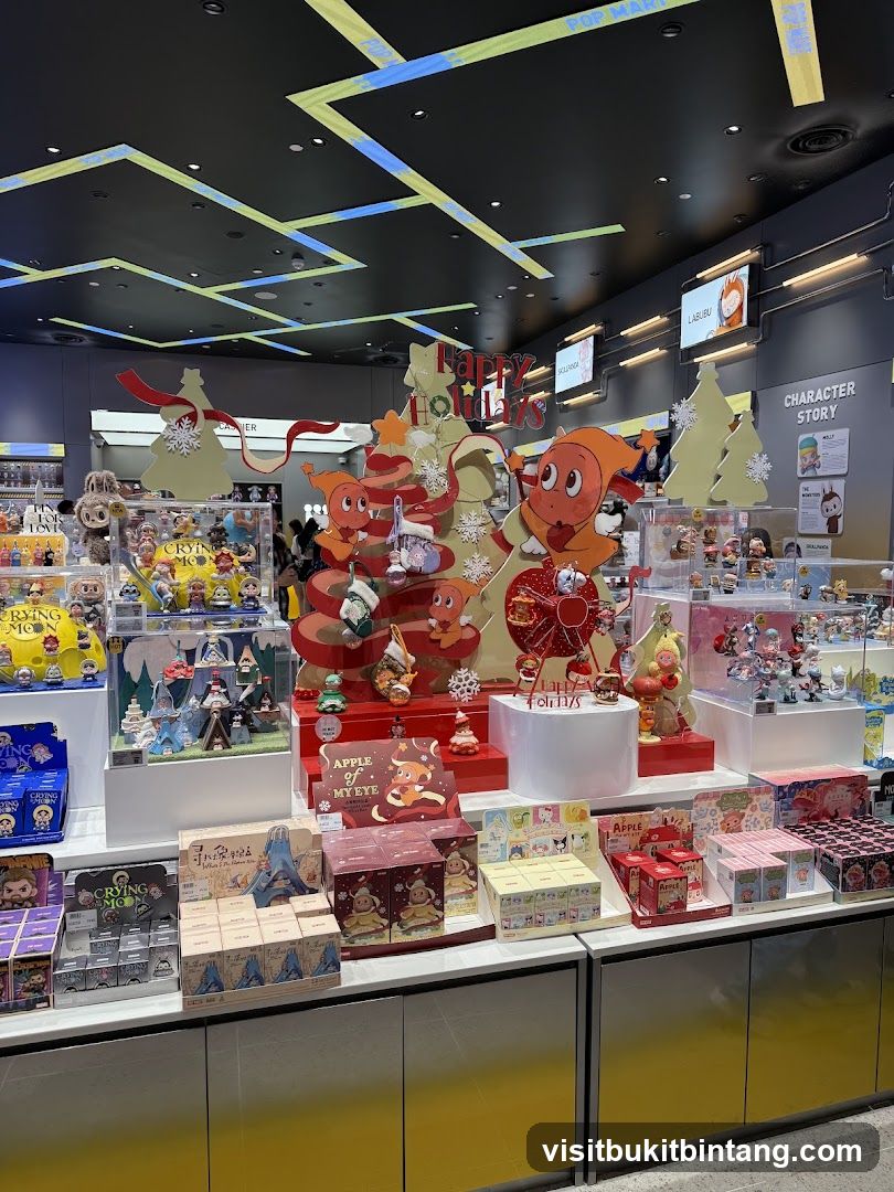 Holiday Display with Collectible Figures