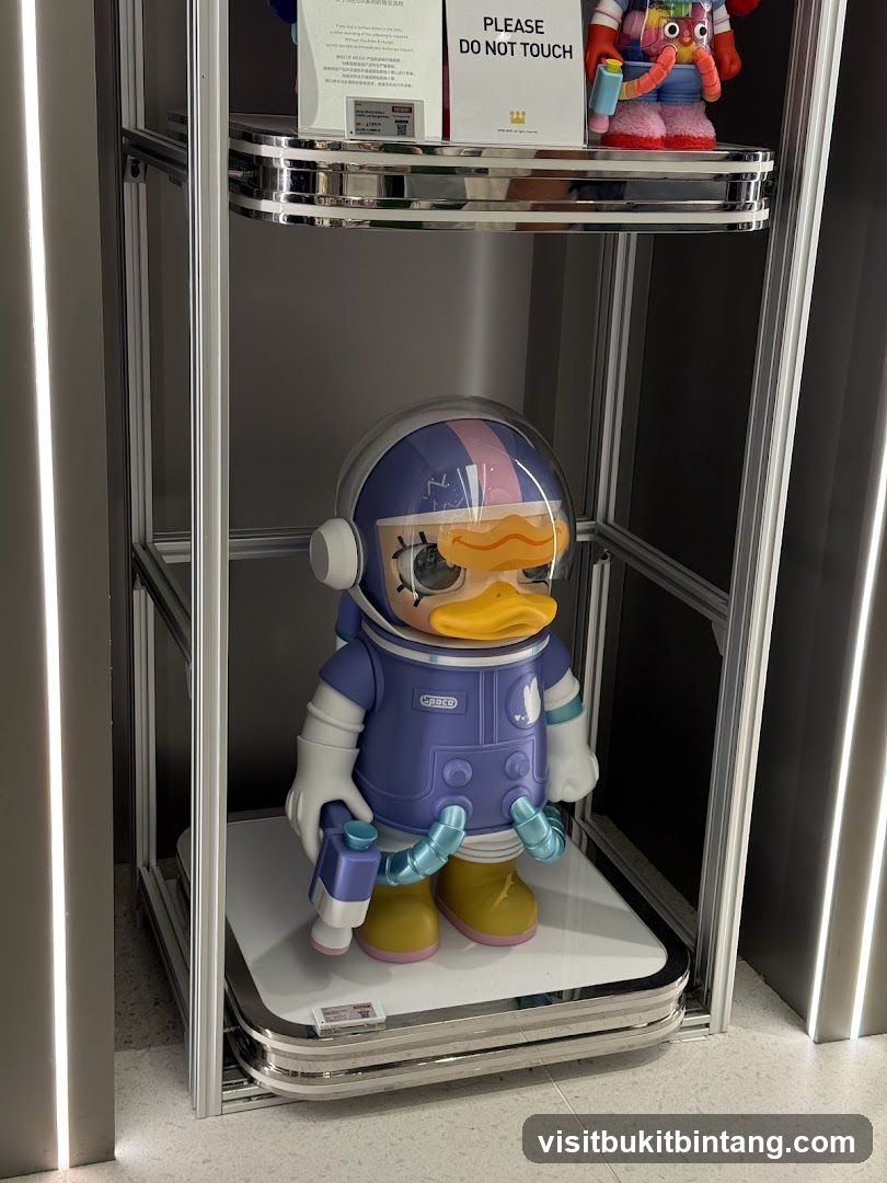 Astronaut Duck Toy Display