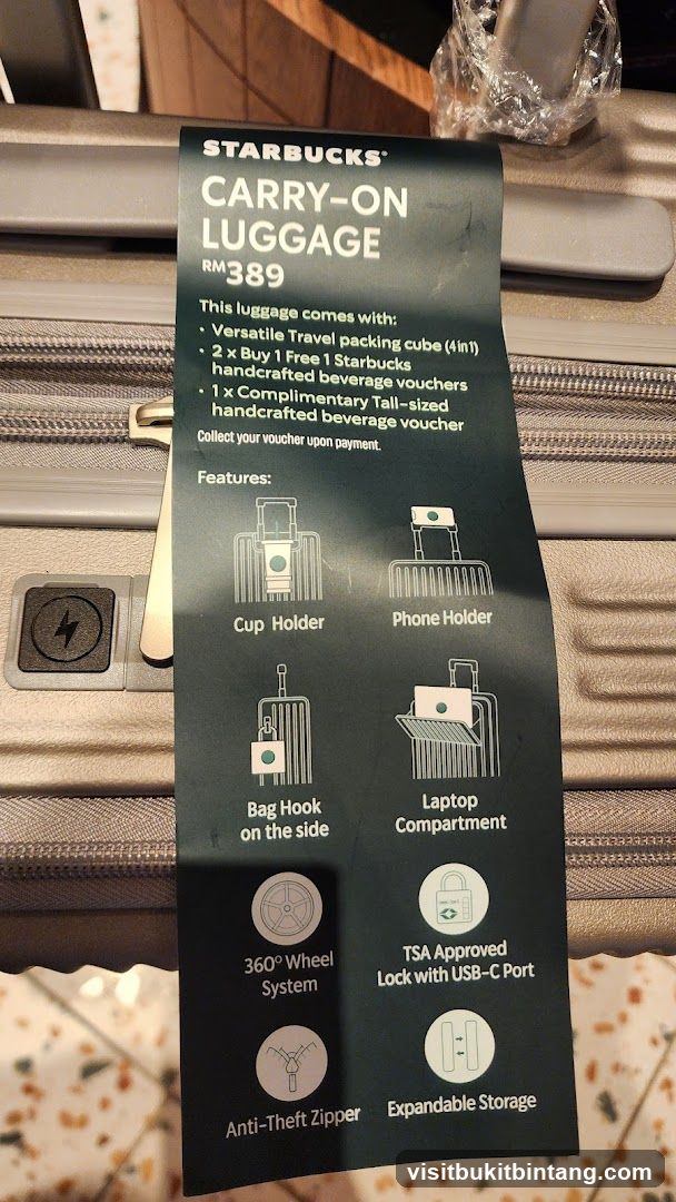Starbucks Carry-On Luggage
