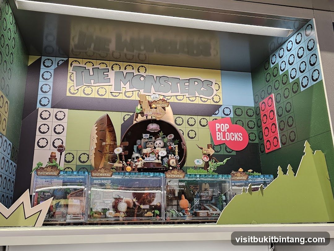 The Monsters Pop Blocks Display