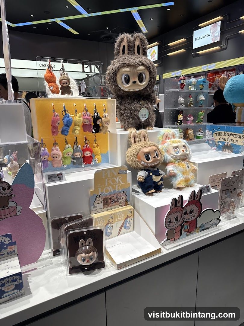 Plush Toys and Collectibles Display