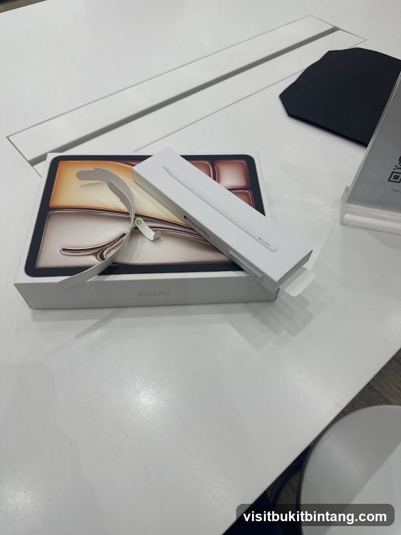 Apple iPad Air and Pencil Pro