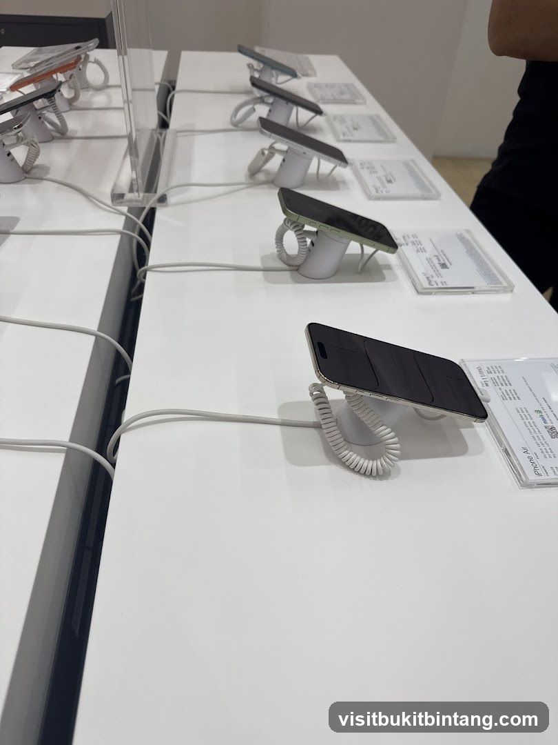Smartphones on Display