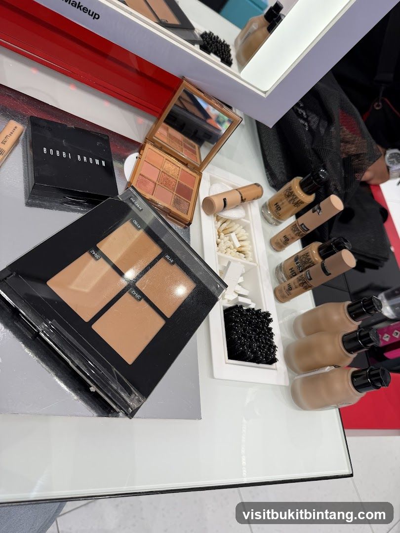 Makeup Products Display