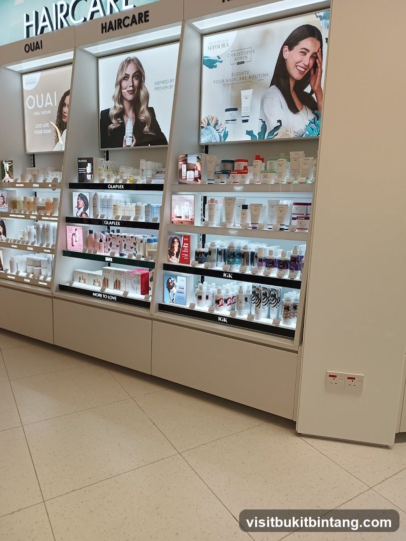 Haircare Products Display