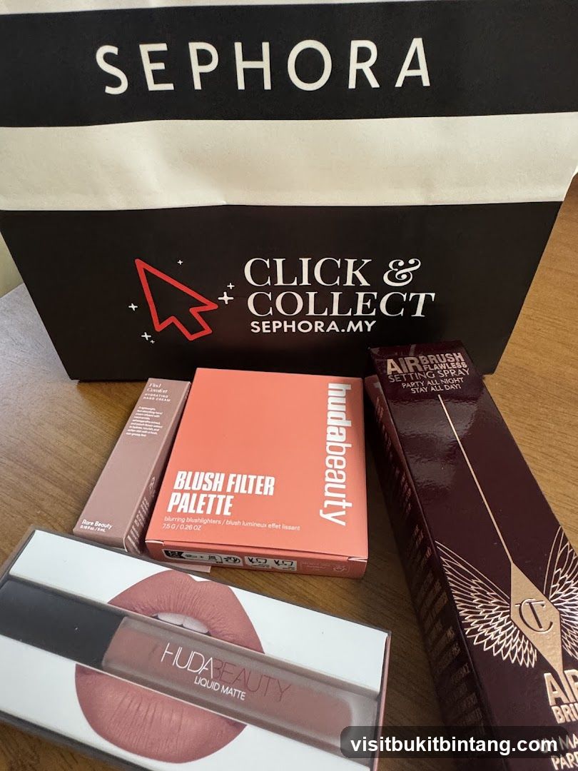 Sephora Click & Collect Items