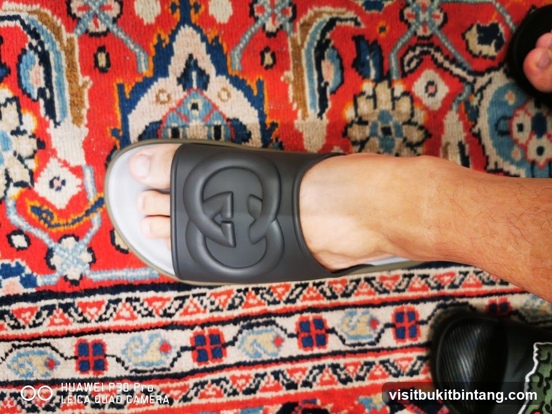 Footwear on a Rug