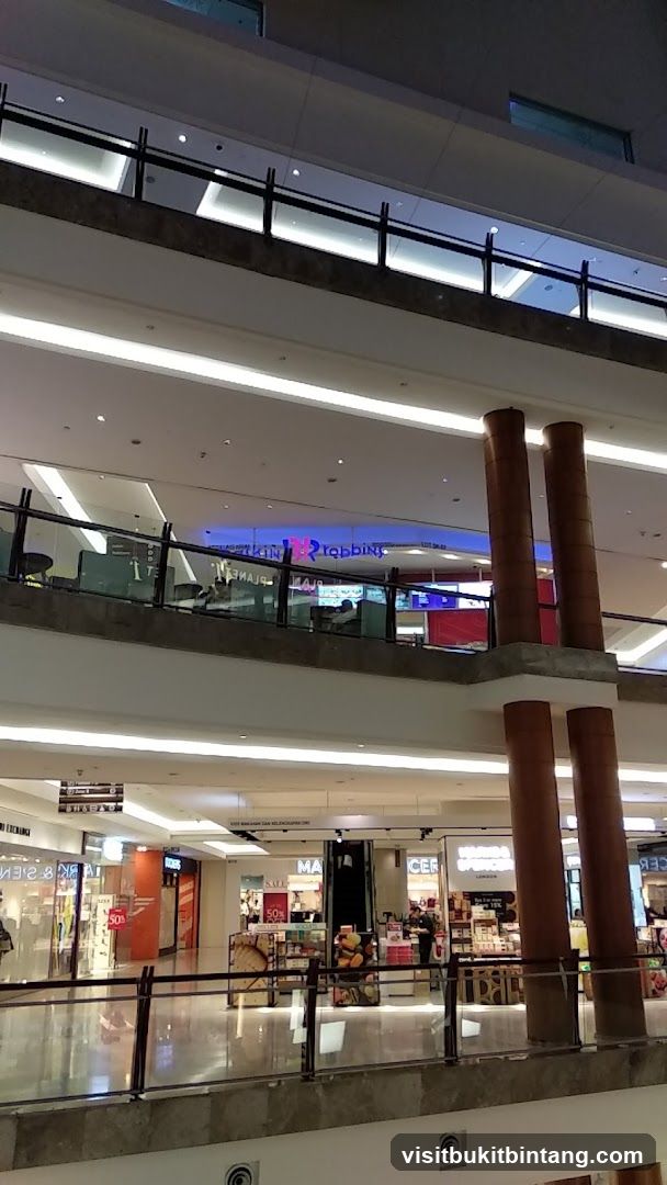 Mall Interior with Shops