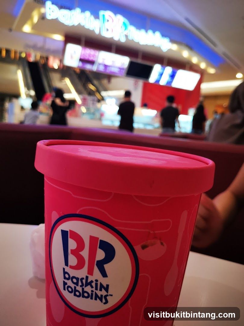 Baskin Robbins Ice Cream Tub
