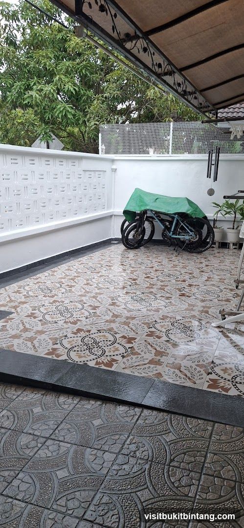 Bicycles covered with a tarp