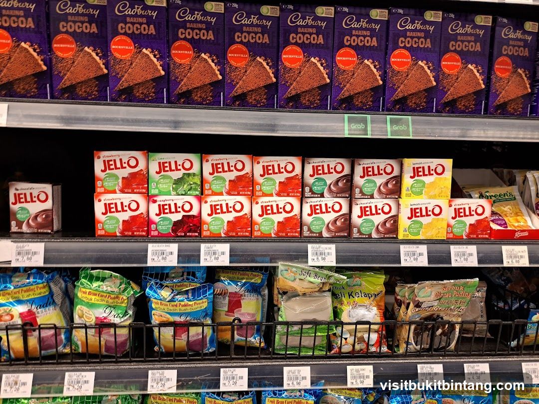 Dessert Ingredients on Shelves