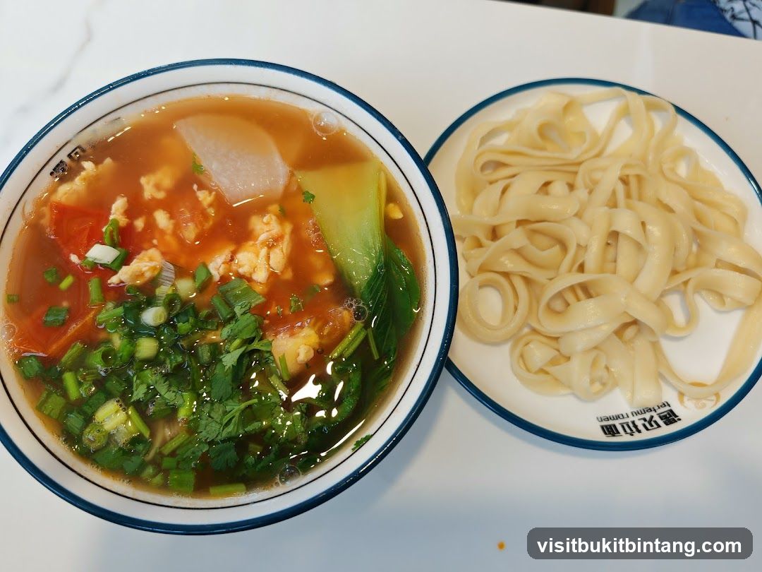 Noodle Soup with Side of Noodles