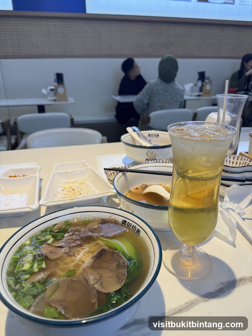 Noodle Soup and Drink