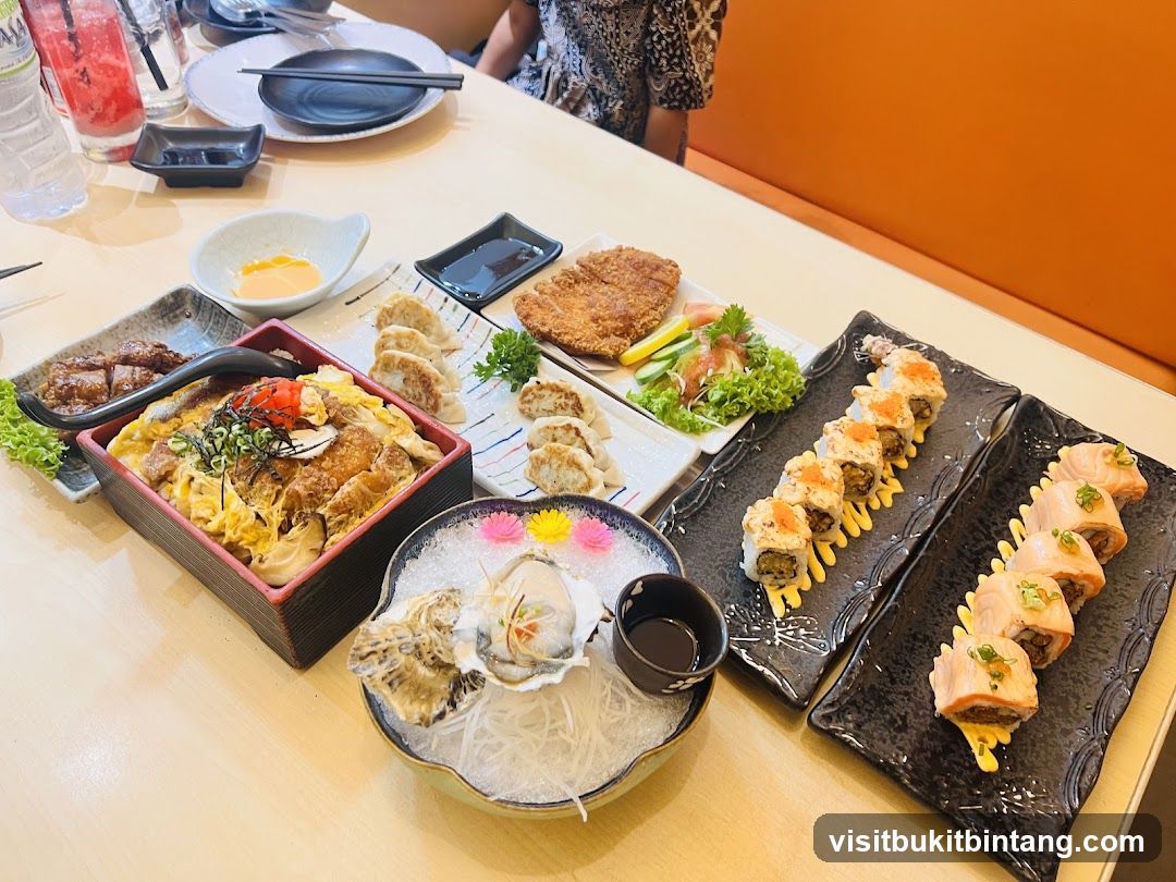 Japanese Food Spread