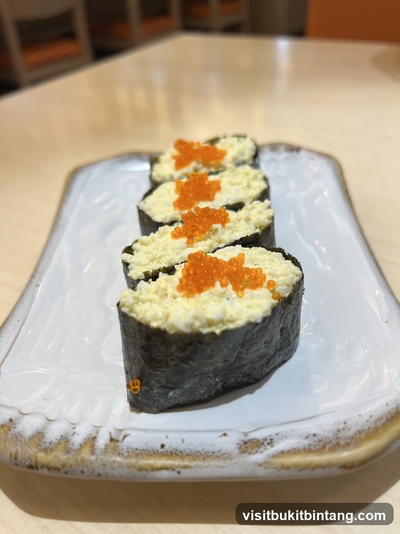 Sushi Rolls with Roe