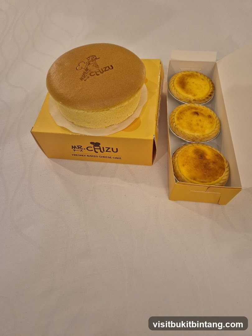 Mr. Chizu Cheesecake and Egg Tarts