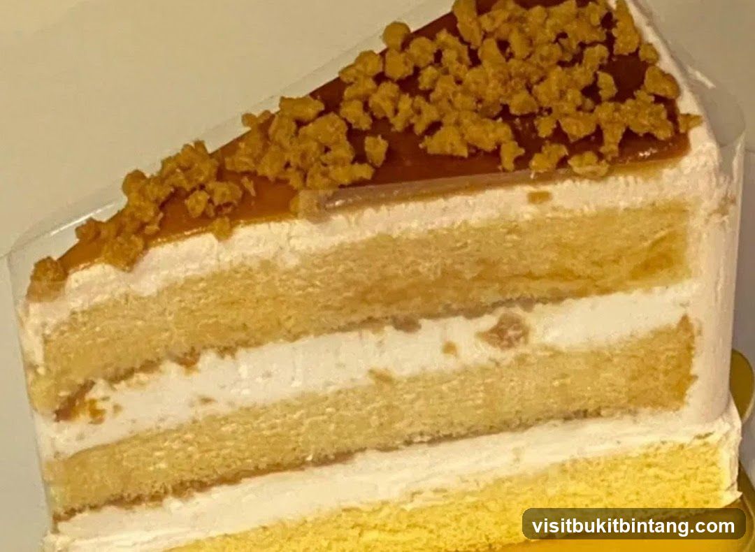 Slice of Caramel Cake