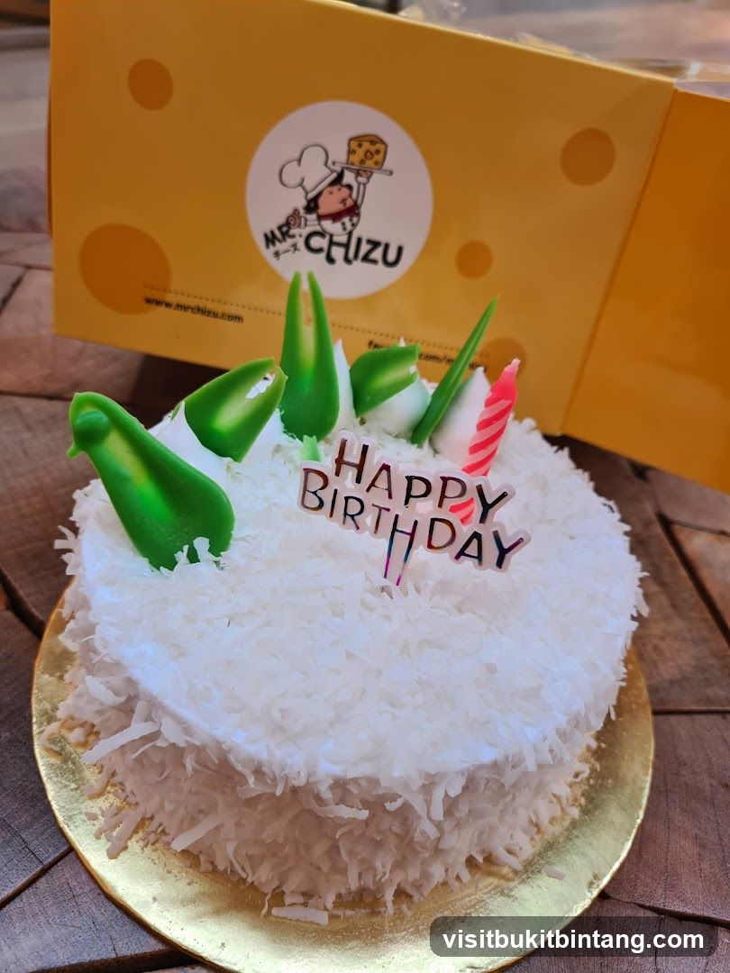 Birthday Cake with Coconut Frosting